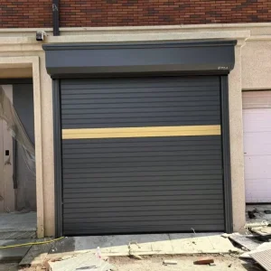 Residential Aluminum Alloy Roller Shutter Garage Door with Remote Control