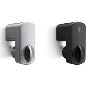 Retrofit Smart Door Lock with App Remote Control, Tool-Free Installation, Fingerprint Keyless Entry