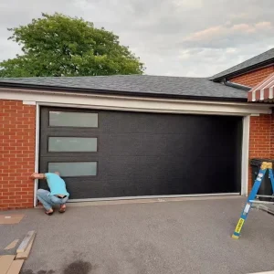 Roll-Up Finger-Protected Galvanized Steel Garage Door