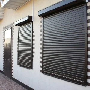 Rolling Shutter Door Horizontal Opening Aluminum Alloy Modern Design