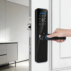 S811 Fingerprint Smart Door Lock TTlock Tuya WiFi Remote Control Card Key Password Unlock for Home Hotel Office