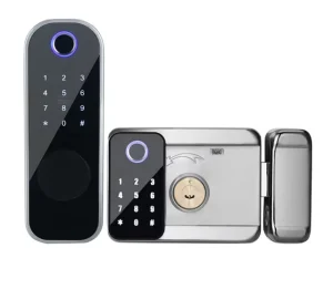 S812-3 Smart Home Lock Fingerprint Passcode WiFi App Cloud Support for Wood and Steel Doors and Apartments
