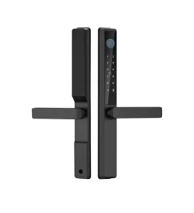 S960 Waterproof Front Panel Smart Lock Tuya WiFi TTlock Digital Fingerprint Card Code Slim Door Lock