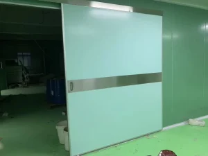 Semi-Automatic Aluminum Alloy Hermetic Airtight Interior Sliding Door for Hospital Entrance with Hand or Foot Sensor