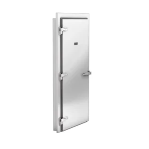 Semi-Flush Stainless Steel Cold Room Door Full-Buried Inged Manual Opening Finished Surface