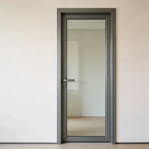 Silent-Closing Anti-Pinch Aluminum Glass Swing Casement Door