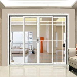 Simple Design Magic Sliding Barn Door With Hidden Track System Wall Mount Invisible Sliding Door Balcony Door
