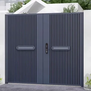 Simple Style Aluminum Courtyard Driveway Entrance Gate