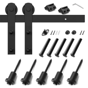 Sliding Barn Door Hardware Kit with Installation Instructions