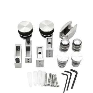 Sliding Door Hardware 304 SS Shower Room Bathroom Glass Door Accessories