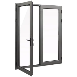 Sliding Door with Minimalist Narrow Frame Aluminum Alloy Tempered Glass for Use As a Balcony Kitchen Partition or Door