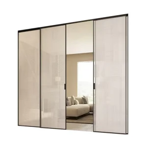 Sliding Glass Door for Bathroom and Balcony