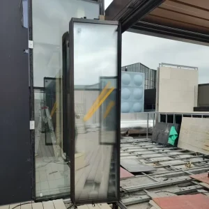 Slim Aluminum Frame Glass Door