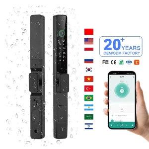 Slim European Digital Code Electric Door Key Card Security