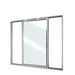 Slim-Frame Aluminum Alloy Tempered Glass Patio Balcony Sliding Door