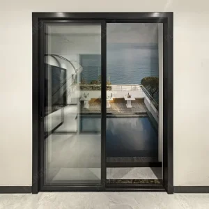 Slim-Frame Two-Panel Insulated Aluminum Balcony Patio Sliding Door