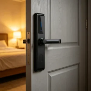Slim HR Smart Hotel Room Lock with Broken Bridge Aluminum, Management System, 22*238 Standard Lock Body