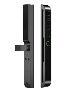 Slim Waterproof Aluminum Alloy Sliding Steel Door with Fingerprint, Password, and Wi-Fi Smart Lock