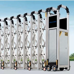 Smart Automatic Electric Collapsible Folding Gate with Heavy Duty Retractable Operation High Security Entrance System