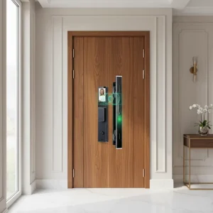 Smart Door Lock with 3D Face Recognition Fingerprint Sensor Password Unlock IC Card and WiFi Remote