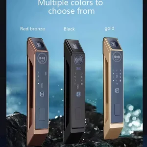 Smart Door Lock with Camera, 3D Face Recognition, Voice Control, WiFi, and C-Grade Cylinder
