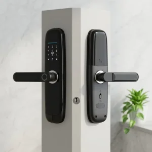 Smart Door Lock with Camera, Matter and Zigbee Compatibility for Aluminum Doors