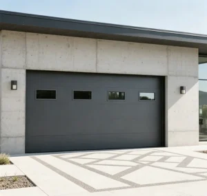 Smart Electric Automatic Tilt Garage Door, Aluminum Alloy Flap-Up with Sandwich Panel Surface