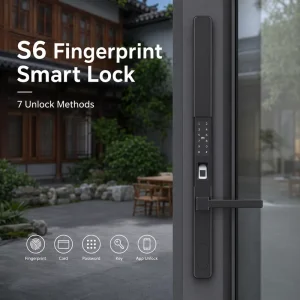 Smart Fingerprint Door Lock Electronic Digital Password Keyless Entry Security Lock for Home Villa Apartment