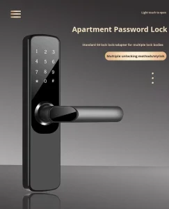 Smart Fingerprint Lock with Wi-Fi, Remote App Control, Cloud Storage and Card Access for Apartments and Hotels