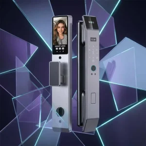 Smart Hardware 3D Face Recognition Palm Vein Biometric Door Lock with 9-Language Voice Navigation System