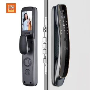 Smart Home Digital Automatic Biometric WiFi Fingerprint Door Lock with Camera for Home