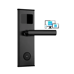Smart Hotel Key Card Door Lock System, RFID, Cloud Storage, for Wood Doors, Keyless Electronic