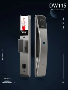 Smart Lock with 4.5″ Display Face Recognition Live Fingerprint Remote Access Emergency Type-C Charging Camera Doorbell and Cloud