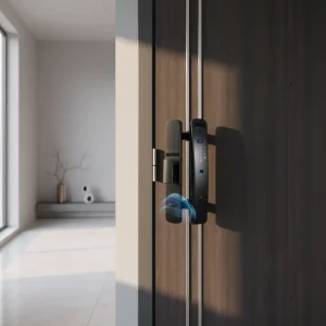 Smart Lock with Fingerprint, Password, IC Card, Mechanical Key and Wi-Fi for Aluminum and Wood Doors