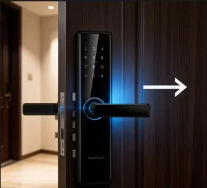 Smart Lock with Fingerprint, Password, Key and IC Card Entry, App Remote Unlocking, Aluminum Door, Zinc Alloy Panel, WiFi