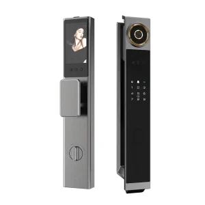 Smart Lock with Palm Vein Fingerprint Face Recognition Video Intercom for Aluminum Steel Brass Doors