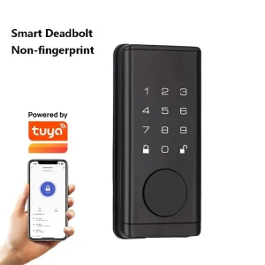 Smart WiFi Deadbolt Lock for Wood Steel Door Smart Home Fingerprint Recognition Network Cloud Data Storage