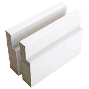 Smooth Finger-Jointed Pine Wood Frame White-Primed Internal Door Jamb for Apartments