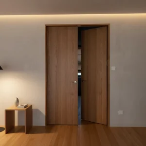 Sound Insulation Wood Door for Quiet Bedroom and Private Space
