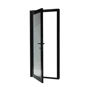 Sound Proof Office Entrance Glass Dutch Door Aluminium Metal Glass Double Entry Doors From China