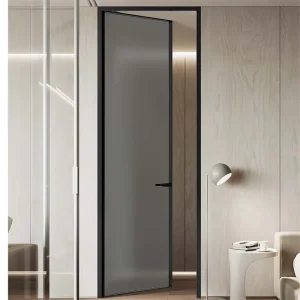 Soundproof Glass Swing Door with Sealed Leak-proof Partition for Home Bedroom Dining Kitchen