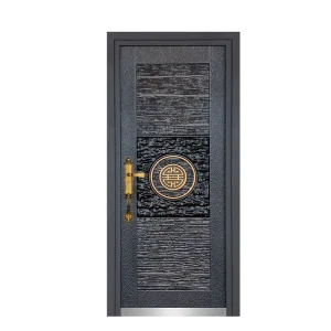 Soundproof Insulated Tank Door Waterproof Steel Door with Honeycomb Core for Residential Use
