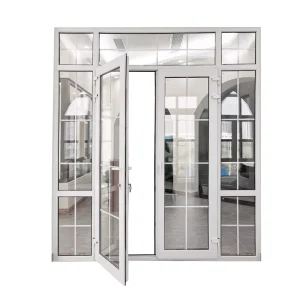 Soundproof PVC Casement Door UPVC Swing Glass Doors Pvc Accordion Door