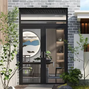 Soundproof Swing Door Modern Minimalist Design Thick Glass for Living Room Balcony & Garden Factory Direct Custom