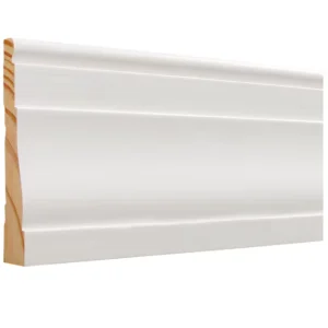 Southeast Asia Made 11/16-in x 3-1/4-in x 8-ft Primed Pine 445 Casing Moulding Door and Window Trim