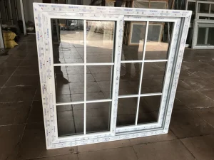 Special Design New Style Balony PVC UPVC Curved Sliding Window Unique High Quality UPVC Sliding Window