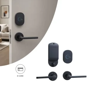 Split RFID Smart Door Lock for Hotels Apartments and Wooden Doors with IC Card Keyless Entry