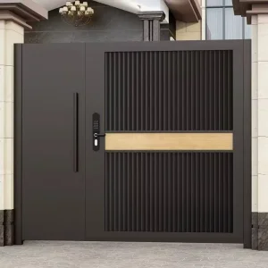Stainless Steel Anti-Theft Courtyard Main Gate for Villas, Malls, and Hospitals