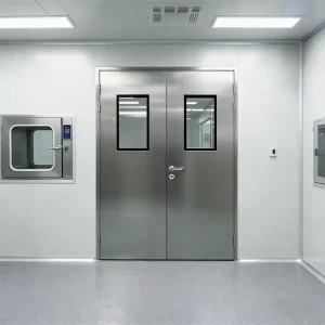 Stainless Steel Aseptic Fireproof Soundproof Sealed Door for Medical Clean Rooms