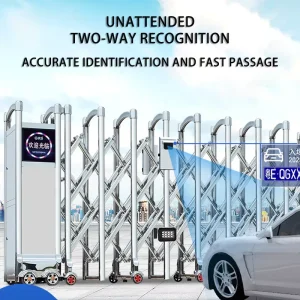 Stainless Steel Automatic Electric Corrosion-Resistant Security Retractable Gate for Apartment and Warehouse